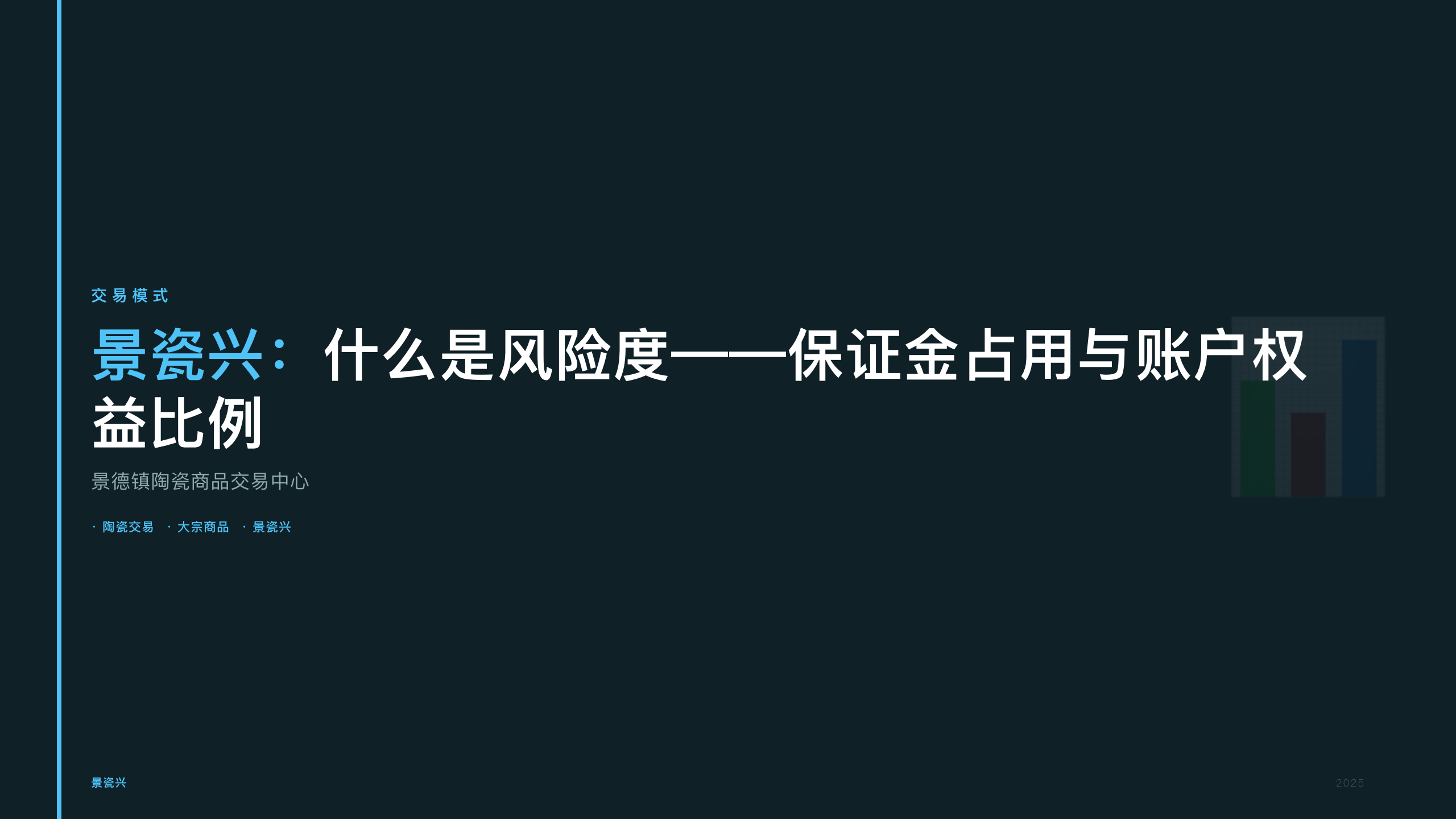 景瓷兴：什么是风险度——保证金占用与账户权益比例